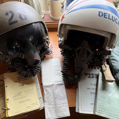Vintage Air Force Fighter Pilot Helmets - Vietnam