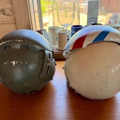 Vintage Air Force Fighter Pilot Helmets - Vietnam
