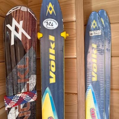 Ski Closet Lot to Incl: Volkl, Soloman, Olin & More...