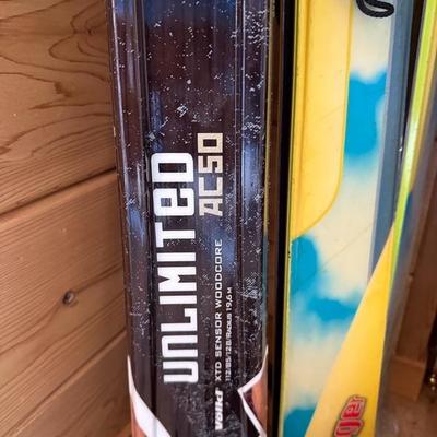 Ski Closet Lot to Incl: Volkl, Soloman, Olin & More...