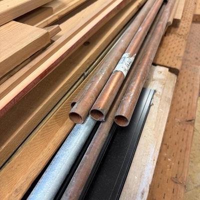 Lumber & Copper Pipe Lot!