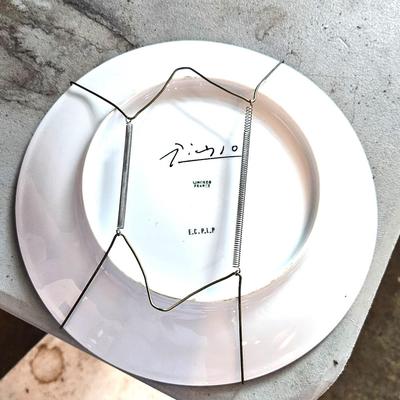 2 Picasso Line Drawings on Plates