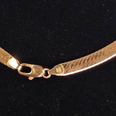 Lot 2: 14kt Italian Gold Necklace - 17g