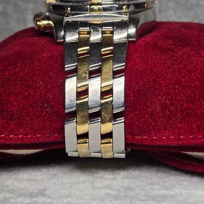 Lot 5: Breitling Chrono Cockpit Two-Tone Men's Watch - 18KT Gold Accents
