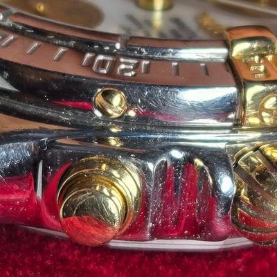 Lot 5: Breitling Chrono Cockpit Two-Tone Men's Watch - 18KT Gold Accents