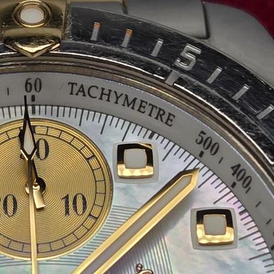 Lot 5: Breitling Chrono Cockpit Two-Tone Men's Watch - 18KT Gold Accents