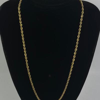 Lot 6: 14k Gold Necklace - 22g