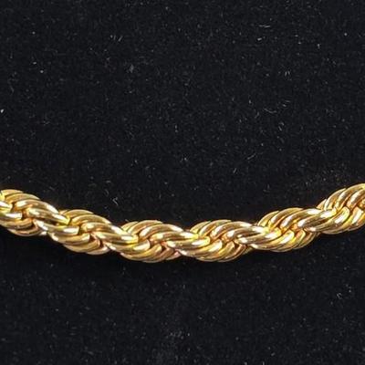 Lot 6: 14k Gold Necklace - 22g