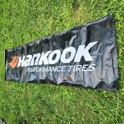 Large Hankook Performance Tires Banner 12' x 3'