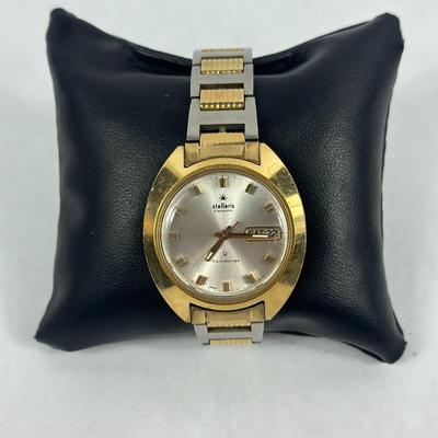 Lot 7: Stellaris Electronic Transistorized 'Q' Men's Watch