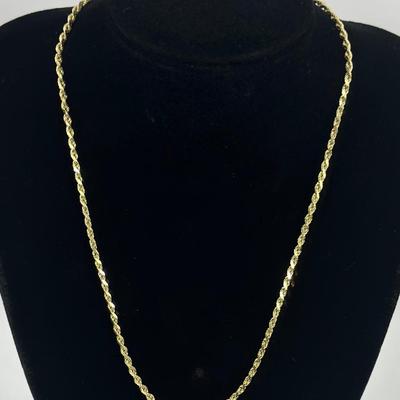 Lot 8: 14k Gold Necklace - 7g