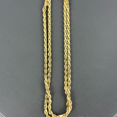 Lot 8: 14k Gold Necklace - 7g