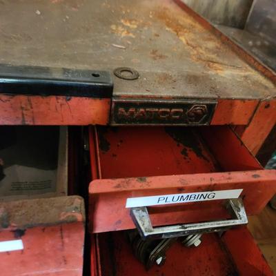 Vintage Matco 9 Drawer Tool Chest Cabinet