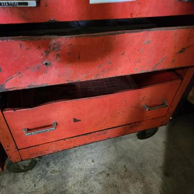 Vintage Matco 9 Drawer Tool Chest Cabinet