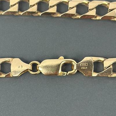 Lot 21: 14k Gold Link Bracelet - 22g