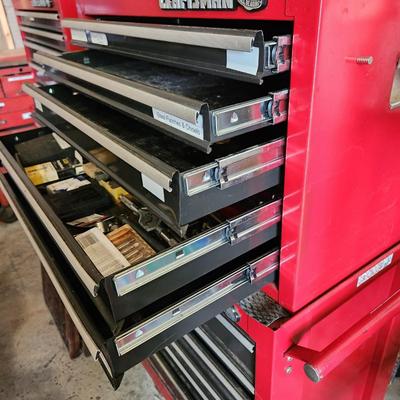 Craftsman 11 Drawer Tool Chest Cabinet 2 piece with Keys Cabinet 1