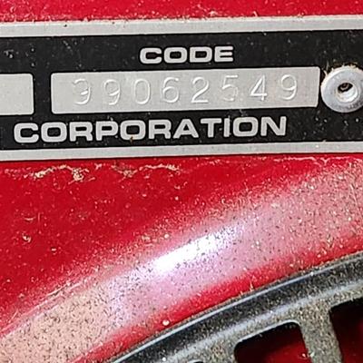 Coleman Powermate Portable Electric Generator ProGen 5000 w Wheel Kit Has Compression