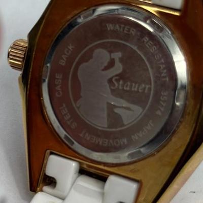 Lot 30: Stauer Lady's Watch with Ceramic Band