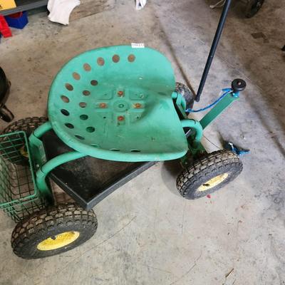 Garden Cart with Storage Tray