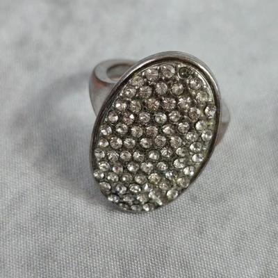 Lot 34: Lot of 4 Rings (Costume) / Ring Sizes Vary 6, 6.5, 7