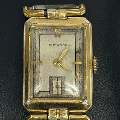 Lot 35: Hamilton Watch -14k Gold Filled