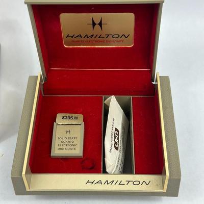 Lot 45: Vintage Hamilton Quartz Electronic Watch