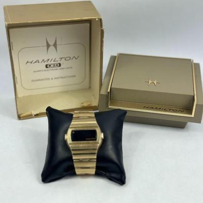 Lot 45: Vintage Hamilton Quartz Electronic Watch
