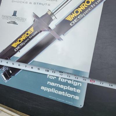 lot of 3 Tenneco Walker Monroe Shocks & Struts Signs 1 metal 2 Plastic