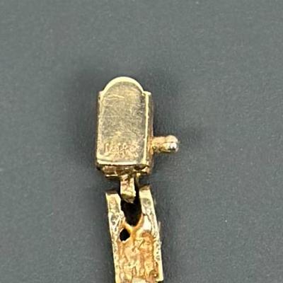 Lot 51: 14k Gold Bracelet - 7g