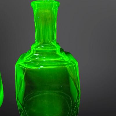 Uranium Glass Decanter