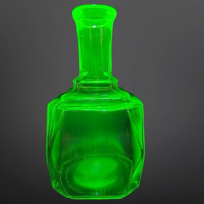 Uranium Glass Decanter