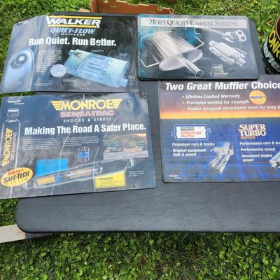 4 Tenneco Advertising Counter Pads Walker Monroe