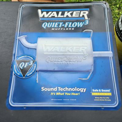 Metal Walker Muffler Sign