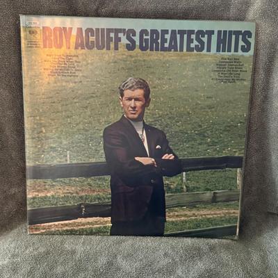 Sale Photo Thumbnail #372: "Roy Acuff's Greatest Hits". 
More information about this album:
Artist: Roy Acuff, known as the "King of the Hillbillies," was a legendary figure in country music and was the first living musician to be elected to the Country Music Hall of Fame in 1961.
