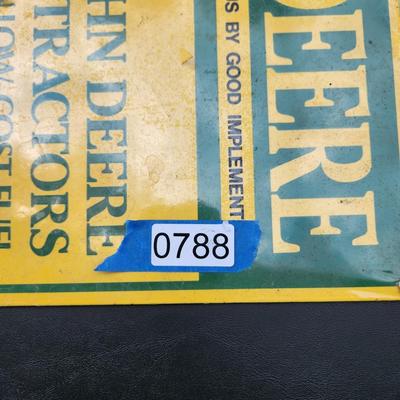 2 Metal Signs John Deere Granpa's Fix it Signs