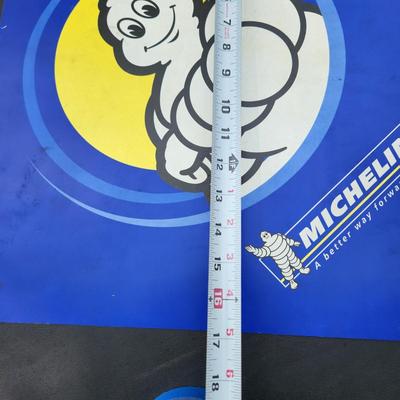 Michelin Man Tire Sign Sturdy Plastic Double Sided man Cave