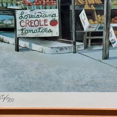 Randy McGovern Signed Print – Dewitt’s on Olde River Road, 1983