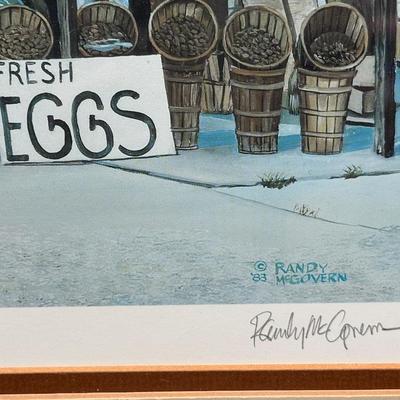 Randy McGovern Signed Print – Dewitt’s on Olde River Road, 1983