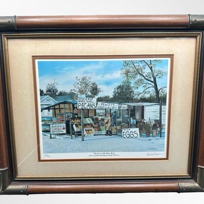 Randy McGovern Signed Print – Dewitt’s on Olde River Road, 1983