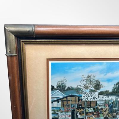 Randy McGovern Signed Print – Dewitt’s on Olde River Road, 1983