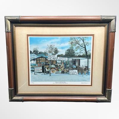 Randy McGovern Signed Print – Dewitt’s on Olde River Road, 1983