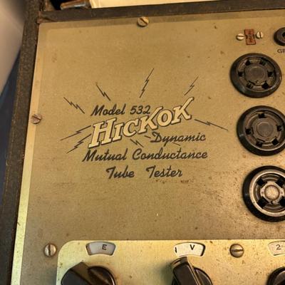 Hickok model 532 dynamic Mutual Conductance Tube Tester