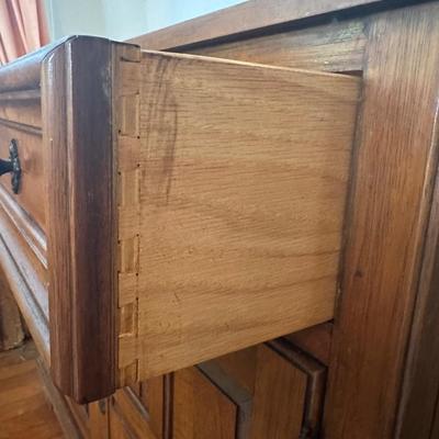 Thomasville Wood Cabinet with Drawers