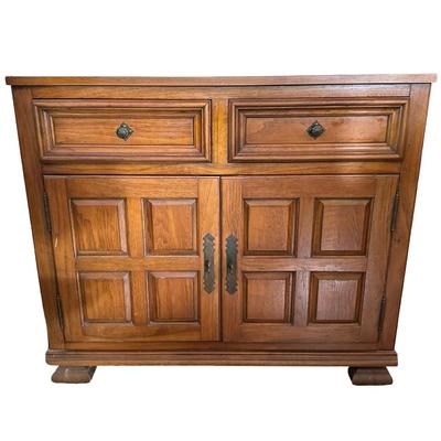 Thomasville Wood Cabinet with Drawers