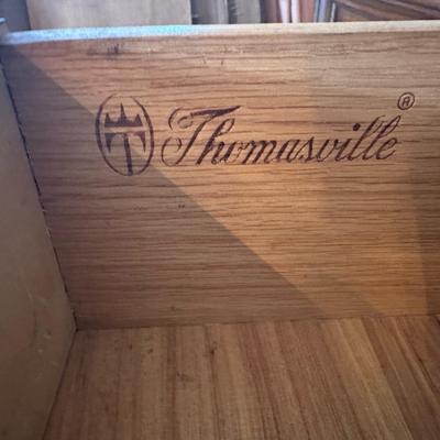 Thomasville Wood Cabinet with Drawers