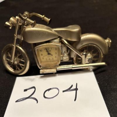 Vintage Motorcycle Clock