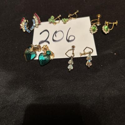 Vintage Screw-Back Earring Lot