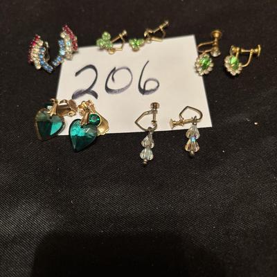 Vintage Screw-Back Earring Lot