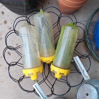 FLOWER POTS AND WASP TRAPS