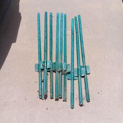 LARGE ROLL OF WEED BARRIER, NET FENCING, 3 FT T POSTS AND MORE